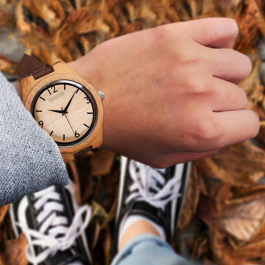 Reloj de madera Sagano Dearwood