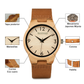 Reloj de madera Sagano Dearwood detalles