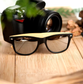 Lentes de sol de madera Buxton Black Basic Dearwood