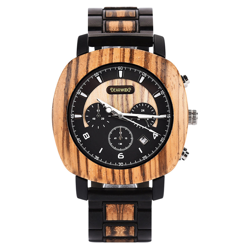 Reloj de Madera Everest Dearwood imagen frontal