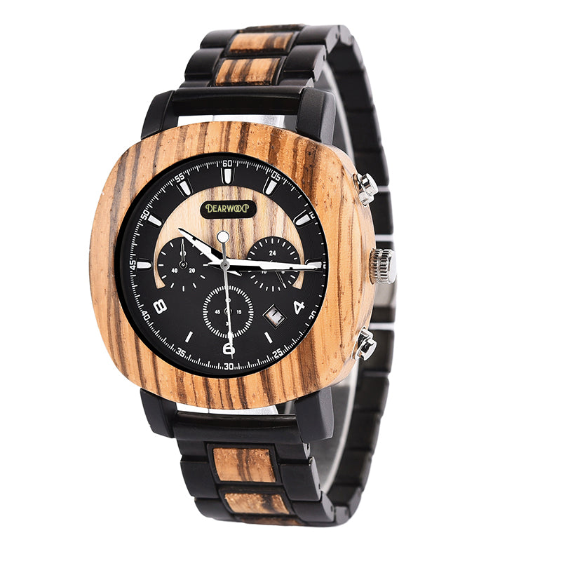 Reloj de Madera Everest Dearwood imagen lateral