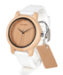 Reloj de Madera Prisma blanco Dearwood