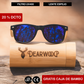 Lentes de sol de Madera Buxton Blue Basic Dearwood