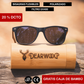 Lentes de sol de madera Buxton Black Dearwood