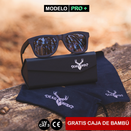 Lentes de sol de madera Alma nocturna Dearwood