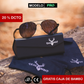 Lentes de sol de madera Maverick Black Dearwood