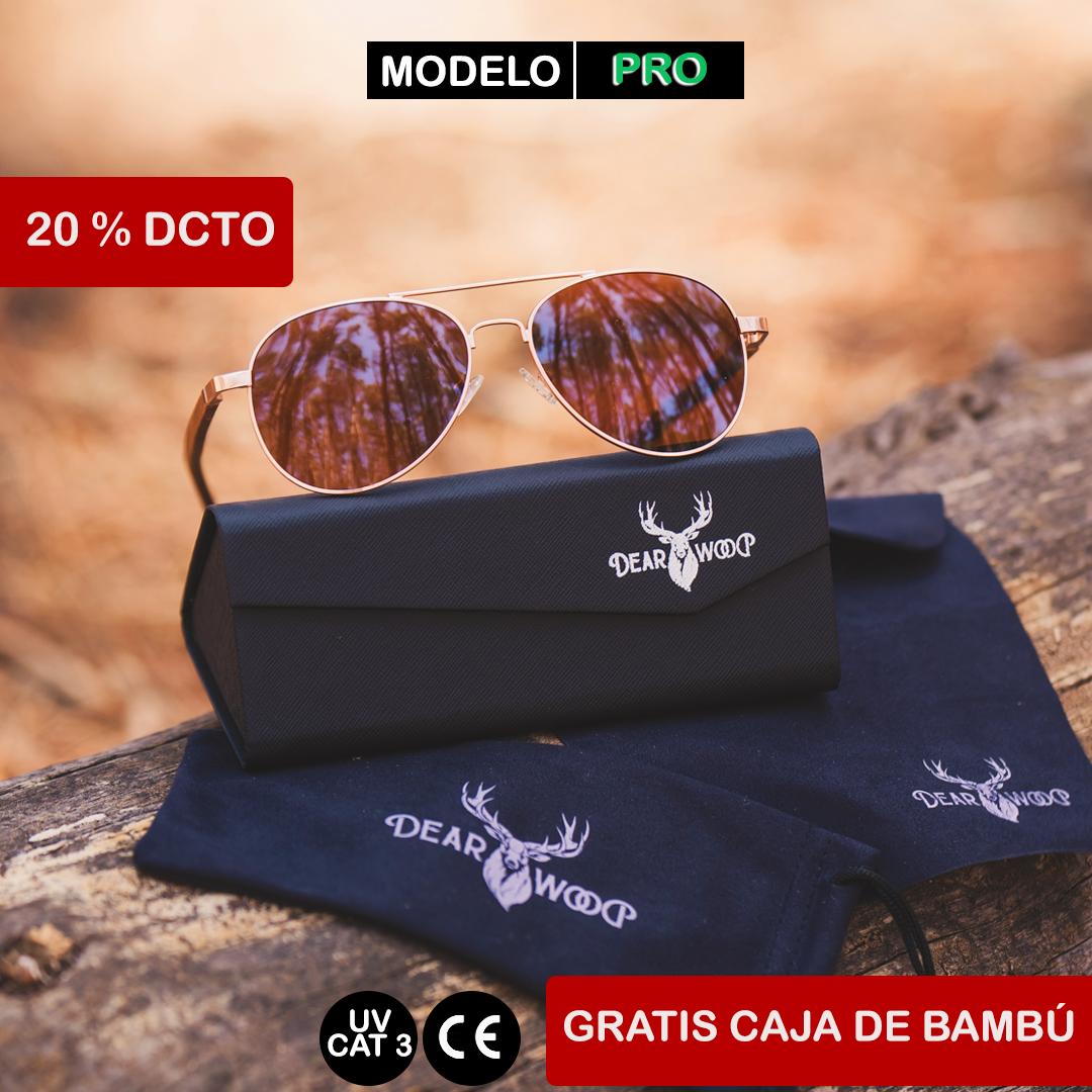 Lentes de sol de madera Maverick Brown Dearwood