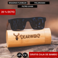 Lentes de sol de Madera Sunset Black polarizado Dearwood