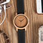 Reloj de Madera Prisma negro Dearwood