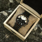 Reloj de madera Eclipse lunar Dearwood vista superior