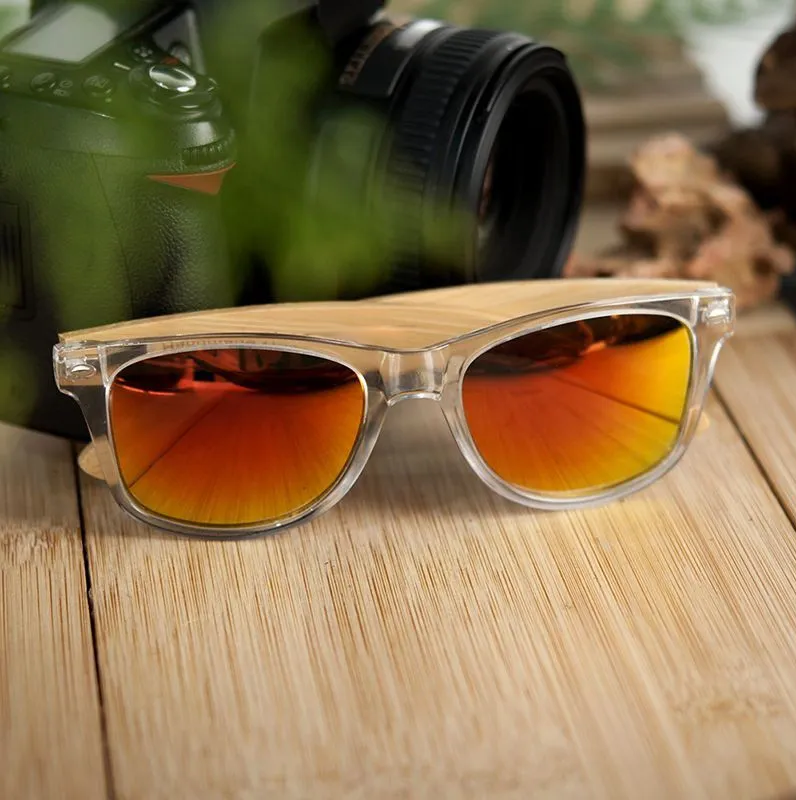 Lentes de Sol De Madera Crepúsculos Amanecer Dearwood vista frontal